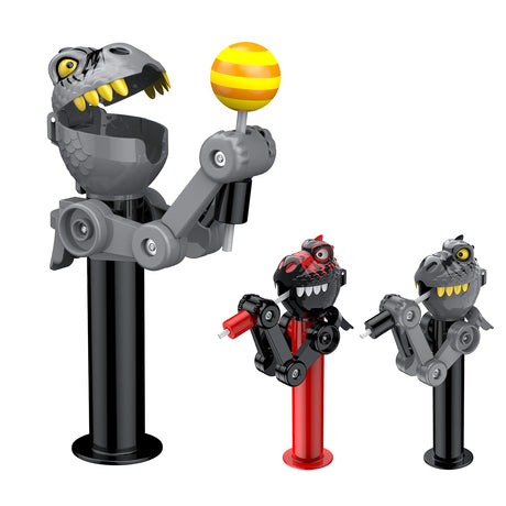 2Pcs Lollipop Case, Christmas Lollipop Robot Holder, Creative Lollipop Robot Toys Creative Design Eat Lollipop, Lollipop Holder Robot Gift, Easter Fun Gift for Kid Over 3 Year(No Lollipop)