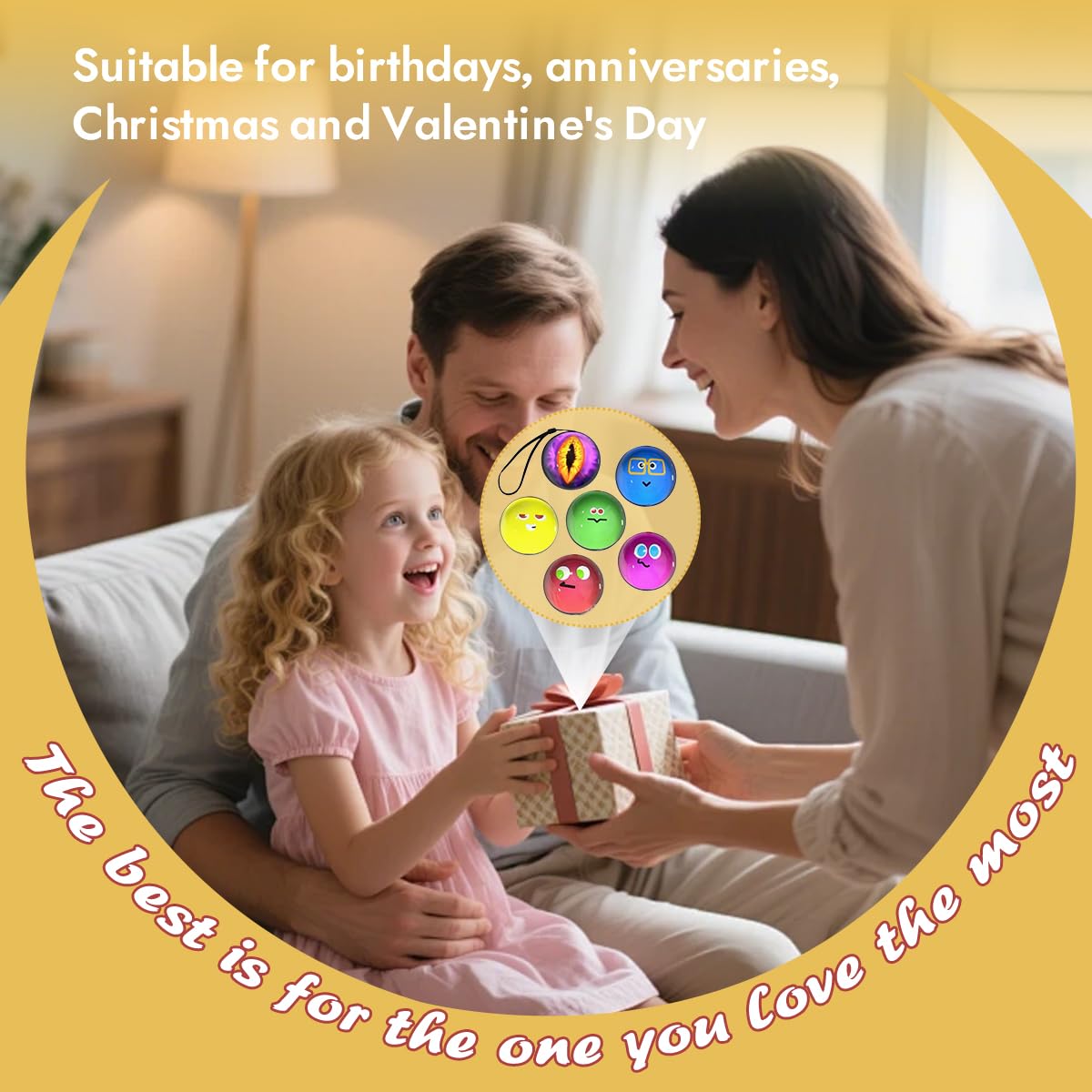 Memory Sphere Lamp - Memory Orb Video Crystal Ball,Ultrasound Baby Heartbeat, Or Family Moments Keepsake USB Rechargeable Led Glass Memory Sphere Gift (White)