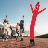 LookOurWay Air Dancers Wacky Waving Inflatable Tube Man Set - 10 Feet Tall Inflatable Dancing Man with Blower - Red