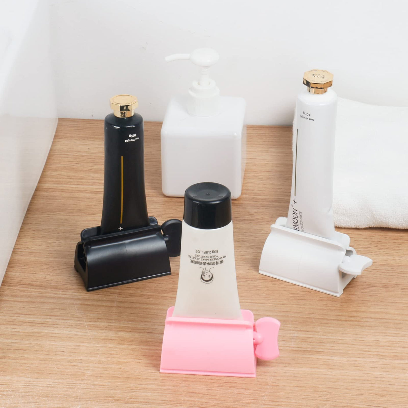 LAMY Toothpaste Squeezer, 3 PCS Tube Squeezer Bathroom and Kitchen Gadgets for Various Tube-Based Cosmetics and Sauces, Home and Apartment Essentials