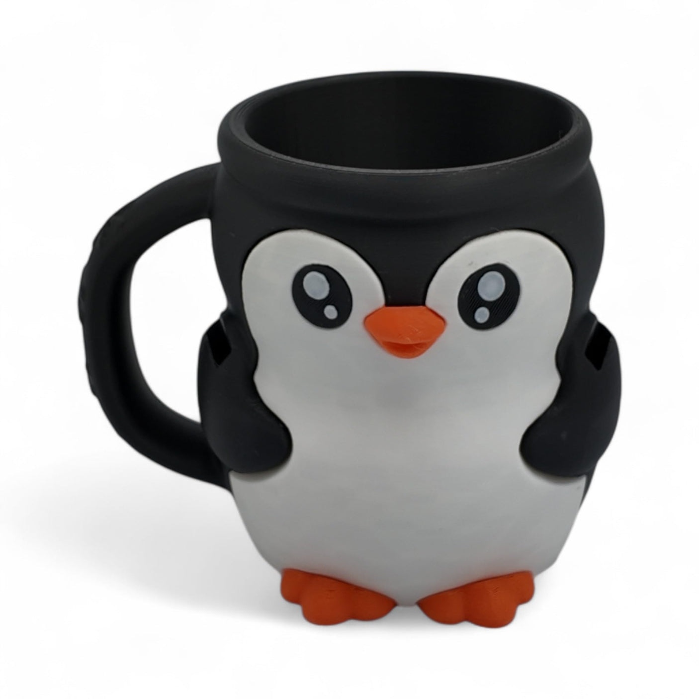 Penguin Ice Cream Pint Holder – Fits Standard Pints – Dual Spoon Sockets – Keeps Hands Warm – Fun Penguin Design with Vibrant Colors – Reusable Ice Cream Sleeve - Ramen Noodle Holder