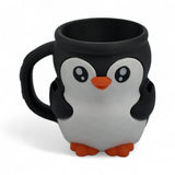 Penguin Ice Cream Pint Holder – Fits Standard Pints – Dual Spoon Sockets – Keeps Hands Warm – Fun Penguin Design with Vibrant Colors – Reusable Ice Cream Sleeve - Ramen Noodle Holder