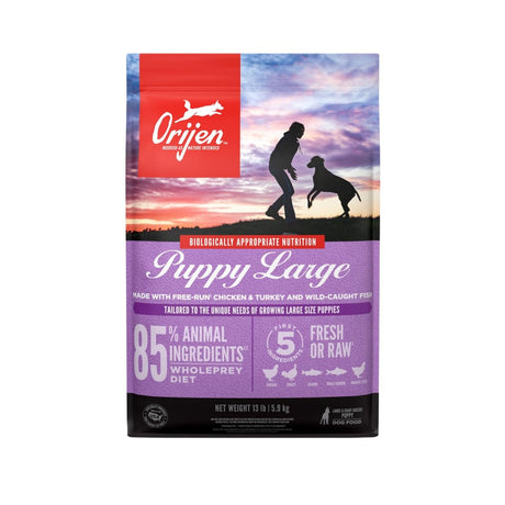 ORIJEN Dry Dog Food, Grain Free Dry Dog Food for All Life Stages, Fresh or Raw Ingredients, 13lb, Multiple Options