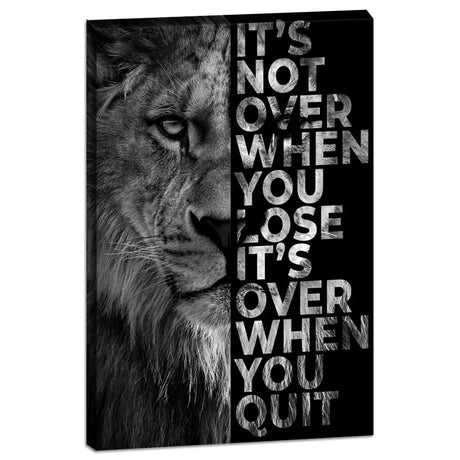 Success Tree Inspirational Quote Canvas Wall Art Motivational Motto Painting Inspiring Entrepreneur Posters Prints Artwork Decor Framed for Home Office Classroom Ready to Hang - 12" Wx18 H