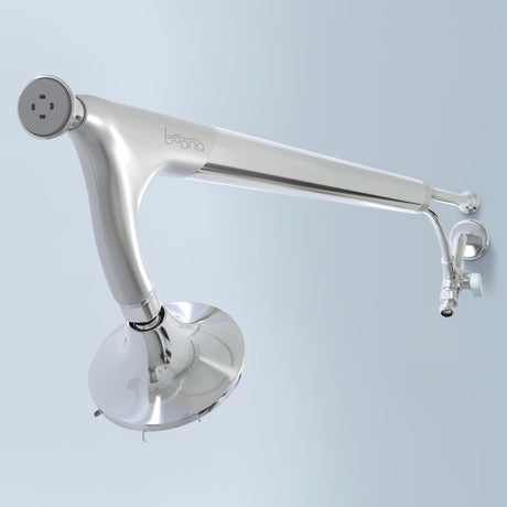 BOONA - The Original Tandem Shower | As Seen On Shark Tank | Double Shower Head for Couples, High Pressure Dual Shower Heads (One Showerhead, Midnight Black)