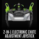 EGO Power+ SNT2112 21-Inch 56-Volt Lithium-Ion Cordless Snow Blower with Steel Auger - (2) 5.0Ah Batteries and Dual Port Charger Included, Black