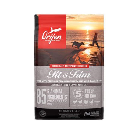 ORIJEN Dry Dog Food, Grain Free Dry Dog Food for All Life Stages, Fresh or Raw Ingredients, 13lb, Multiple Options