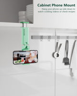 MiiKARE Airplane Travel Essentials Phone Holder, Universal Handsfree Phone Mount for Flying with 360 Degree Rotation, Accessory for Airplane, Travel Must Haves Phone Stand for Desk, Tray Table