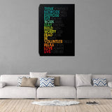 Success Tree Inspirational Quote Canvas Wall Art Motivational Motto Painting Inspiring Entrepreneur Posters Prints Artwork Decor Framed for Home Office Classroom Ready to Hang - 12" Wx18 H