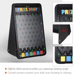 WinSpin 30" Prize Drop Board Foldable Stand Disk Drop Board Game Customizable 6 Slots with 10 Pucks for Carnival Tradeshow Party, (19"x30")