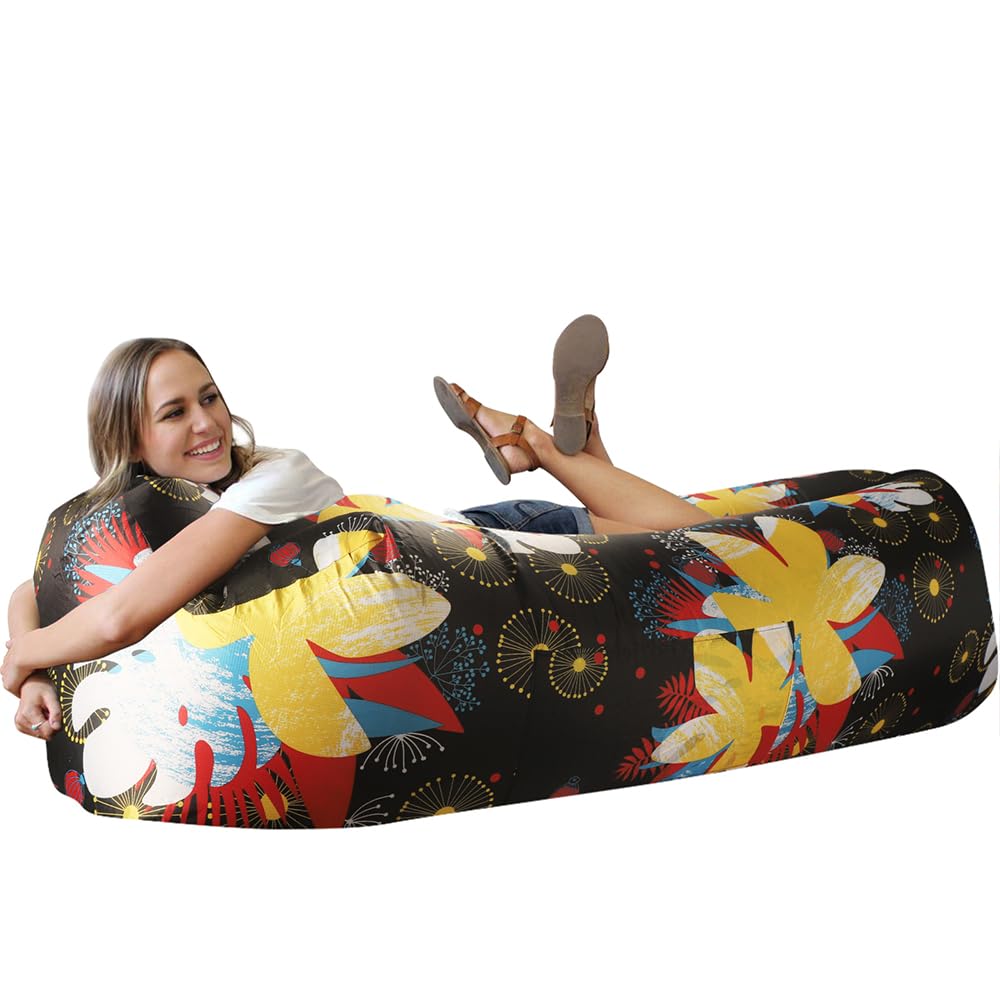 WEKAPO Inflatable Lounger Air Sofa Hammock-Portable,Water Proof& Anti-Air Leaking Design-Ideal Couch for Backyard Beach Traveling Camping Picnics & Music Festivals