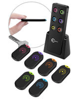 Esky Key Finder Locator with Sound, Stick-on TV Remote Control Finder, Item Locator Tags with 85dB Noise Sound 6 Receivers, Wallet Tracker Key Finders for Finding Keys, Remote Gift Idea