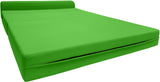 D&D Futon Furniture Sleeper Chair Folding Bed, Studio Sofa Guest Folded Mattress, High Density Foam (70 x 24 x 6, Navy Blue)