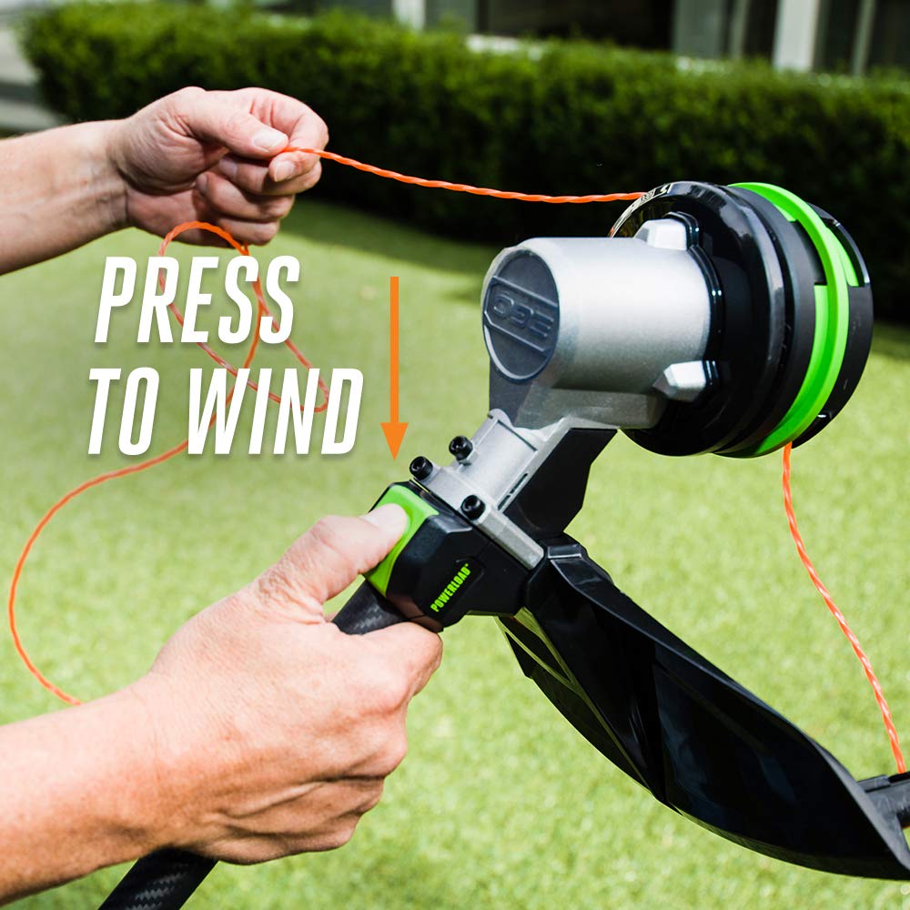 EGO Power+ ST1502SA 15-Inch 56-Volt Cordless String Trimmer with Rapid Reload and Split Shaft 2.5Ah Battery and Charger Included, Black