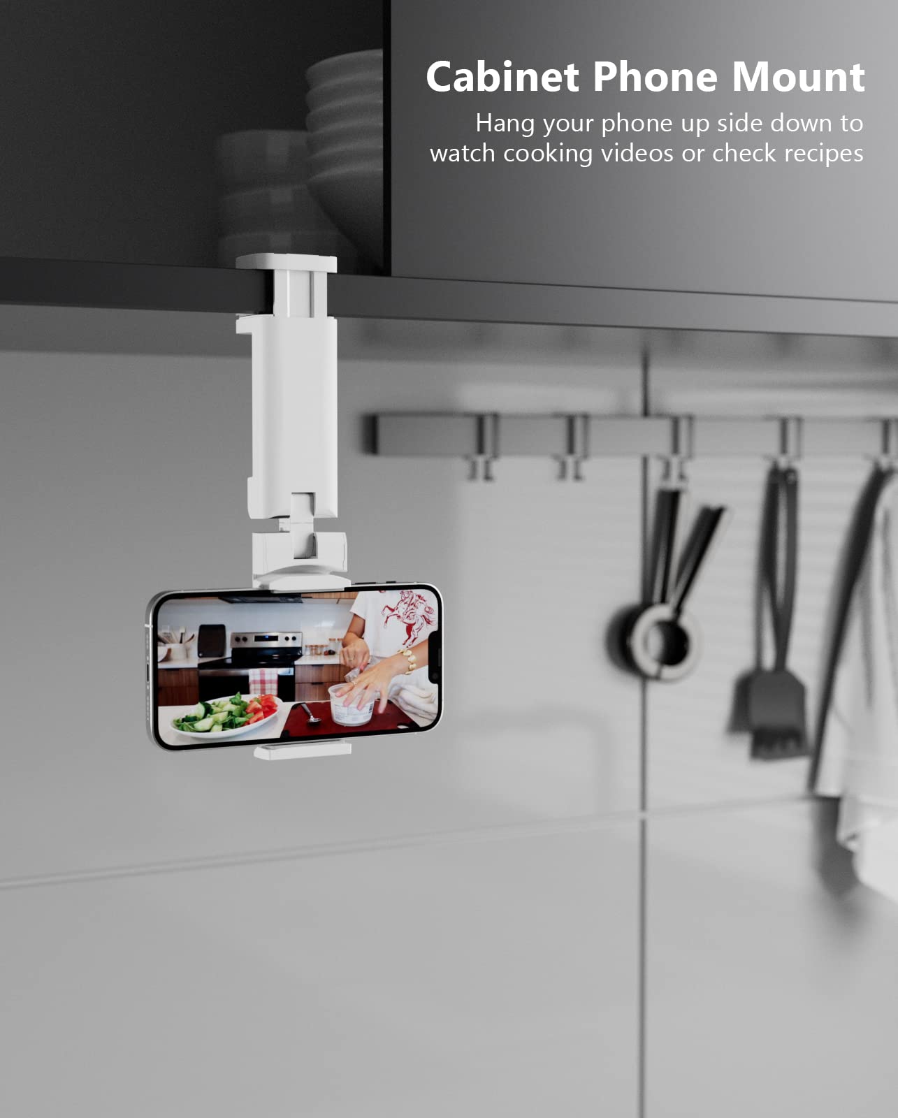MiiKARE Airplane Travel Essentials Phone Holder, Universal Handsfree Phone Mount for Flying with 360 Degree Rotation, Accessory for Airplane, Travel Must Haves Phone Stand for Desk, Tray Table