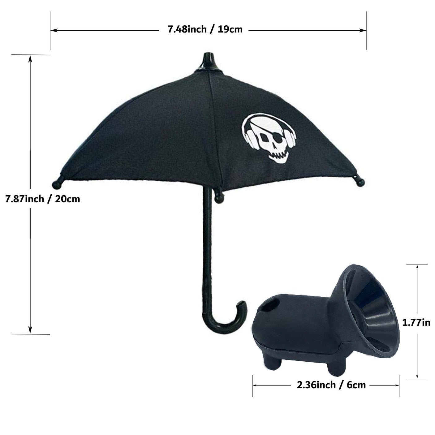 Phone Umbrella Suction Cup Stand - Universal Adjustable Piggy Phone Stand Sun Visor, Sun Shade Cover, Sun Shield with Suction Cup Mount Phone Holder Anti-Refection Block Glare