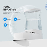 Gardner Pet Automatic Dog Water Dispenser Gravity Stainless Steel Water Waterer Feeder, 100% BPA-Free Large Capacity Water Feeding Bowls for Medium & Large-Sized Dogs Cats Other Pets -(1 Gallon)