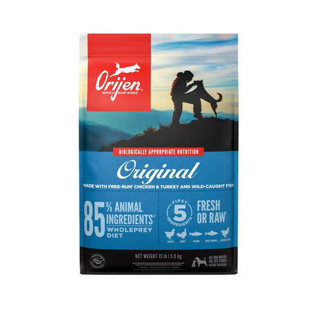 ORIJEN Dry Dog Food, Grain Free Dry Dog Food for All Life Stages, Fresh or Raw Ingredients, 13lb, Multiple Options