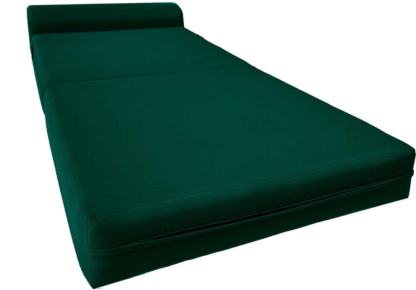 D&D Futon Furniture Sleeper Chair Folding Bed, Studio Sofa Guest Folded Mattress, High Density Foam (70 x 24 x 6, Navy Blue)
