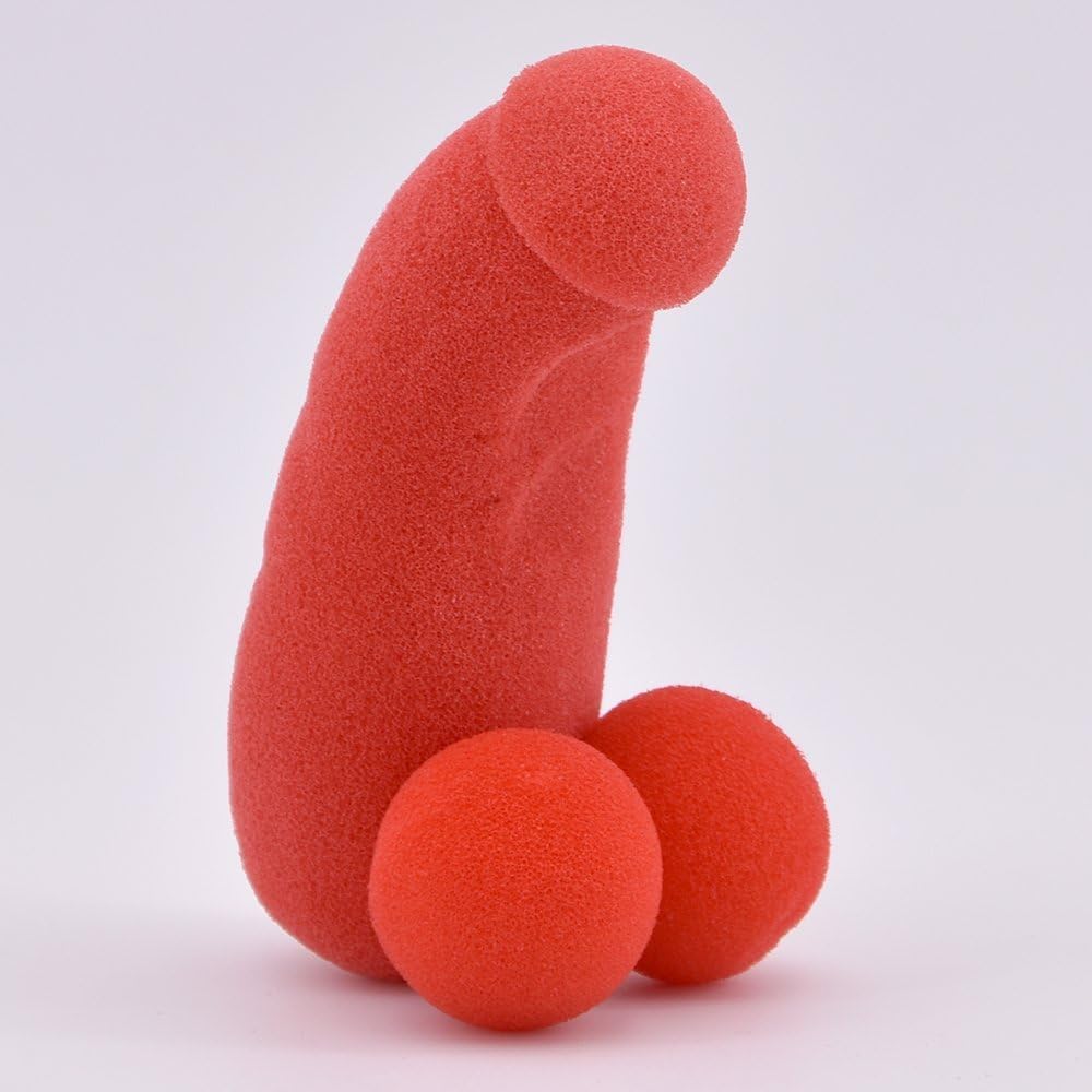SUMAG 1Set Sponge Brother with 4Pcs Red Sponge Balls Magic Tricks Funny Stage Street Illusion Gimmick Accessories Props Mentalism (Sponge Brother)