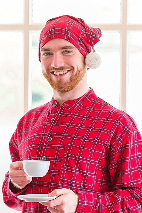 Men's Night Cap, 100% Cotton