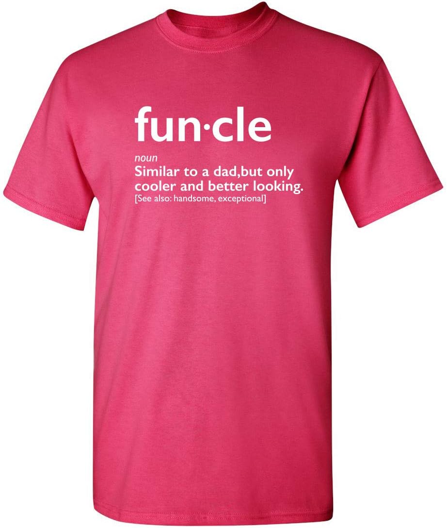 Mens Funcle Gift for Uncle Graphic Novelty Funny T Shirt