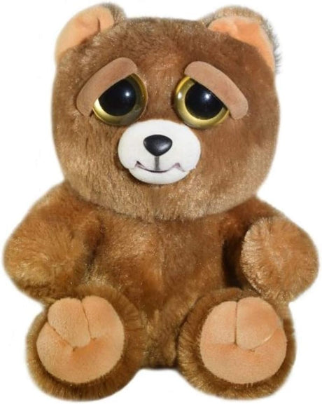 Feisty Pets Sir Growls-A-Lot- Plush Stuffed Bear that Turns Feisty with a Squeeze, 8.5"
