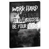 Success Tree Inspirational Quote Canvas Wall Art Motivational Motto Painting Inspiring Entrepreneur Posters Prints Artwork Decor Framed for Home Office Classroom Ready to Hang - 12" Wx18 H