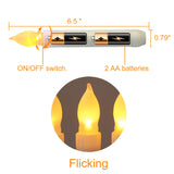 20 Pcs Floating Candles with Wand, Hanging Candles with Timer, Magic Deco Candles Flickering Warm Light, Flameless Taper Candles with Wand Remote, LED Candlesticks for Birthday Halloween Party Decor