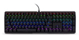 Cherry MX Board 3.0 S Wired Gamer Mechanical Keyboard with Aluminum Housing - MX Brown Switches (Slight Clicky) for Gaming and Office - Customizable RGB Backlighting - Full Size - Black