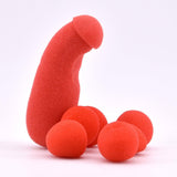 SUMAG 1Set Sponge Brother with 4Pcs Red Sponge Balls Magic Tricks Funny Stage Street Illusion Gimmick Accessories Props Mentalism (Sponge Brother)