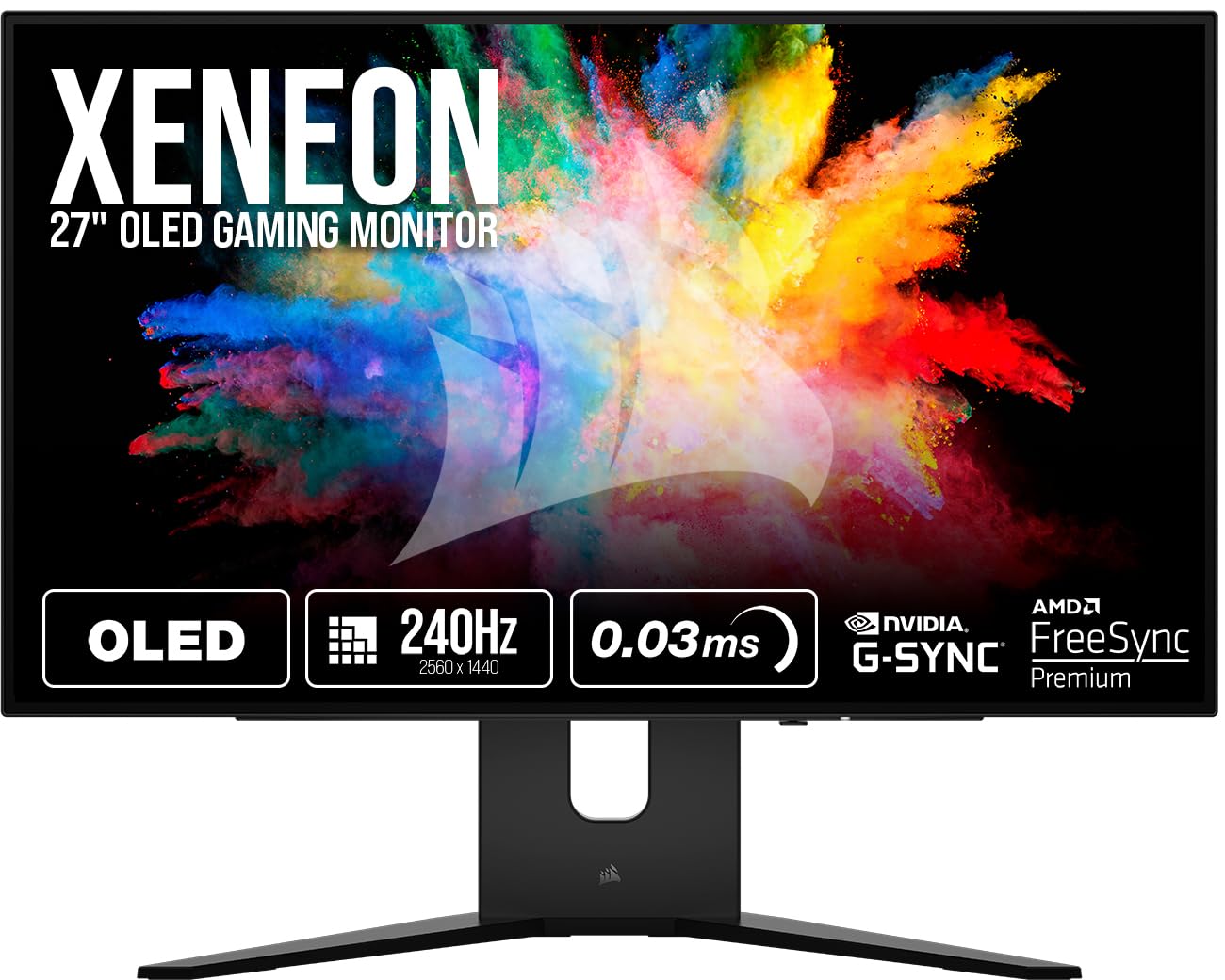 Corsair 45-Inch 240Hz OLED Gaming Monitor - 3440x1440, 0.03ms Response, G-SYNC/FreeSync Compatible