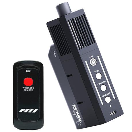 PMI SmokeNINJA PRO HAZER KIT - Portable Fog Machine with Bluetooth, 3rd Gen Haze Nozzle for Cinematic & Studio Use - Perfect for Cinematography, Photography, and Events (PRO HAZER KIT)
