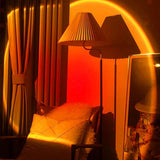 YouOKLight Sunset Lamp, Sunset Projector Lamp 10W LED Sunset Light Night Light 180 Degree Rotation Romantic Rainbow Light USB Charging for Bedroom Party Home Decor, Rainbow…