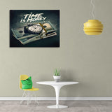 Success Tree Inspirational Quote Canvas Wall Art Motivational Motto Painting Inspiring Entrepreneur Posters Prints Artwork Decor Framed for Home Office Classroom Ready to Hang - 12" Wx18 H
