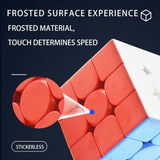 Giant Magic Cube, 18CM Big 3x3 Speed Cube Color-Matching 3D Sensory Puzzle Box Super Large Birthday Christmas Stocking Stuffers Gift for Kids Adults Fidget Toy Brain Teasers Cubing Classroom Speed Toy