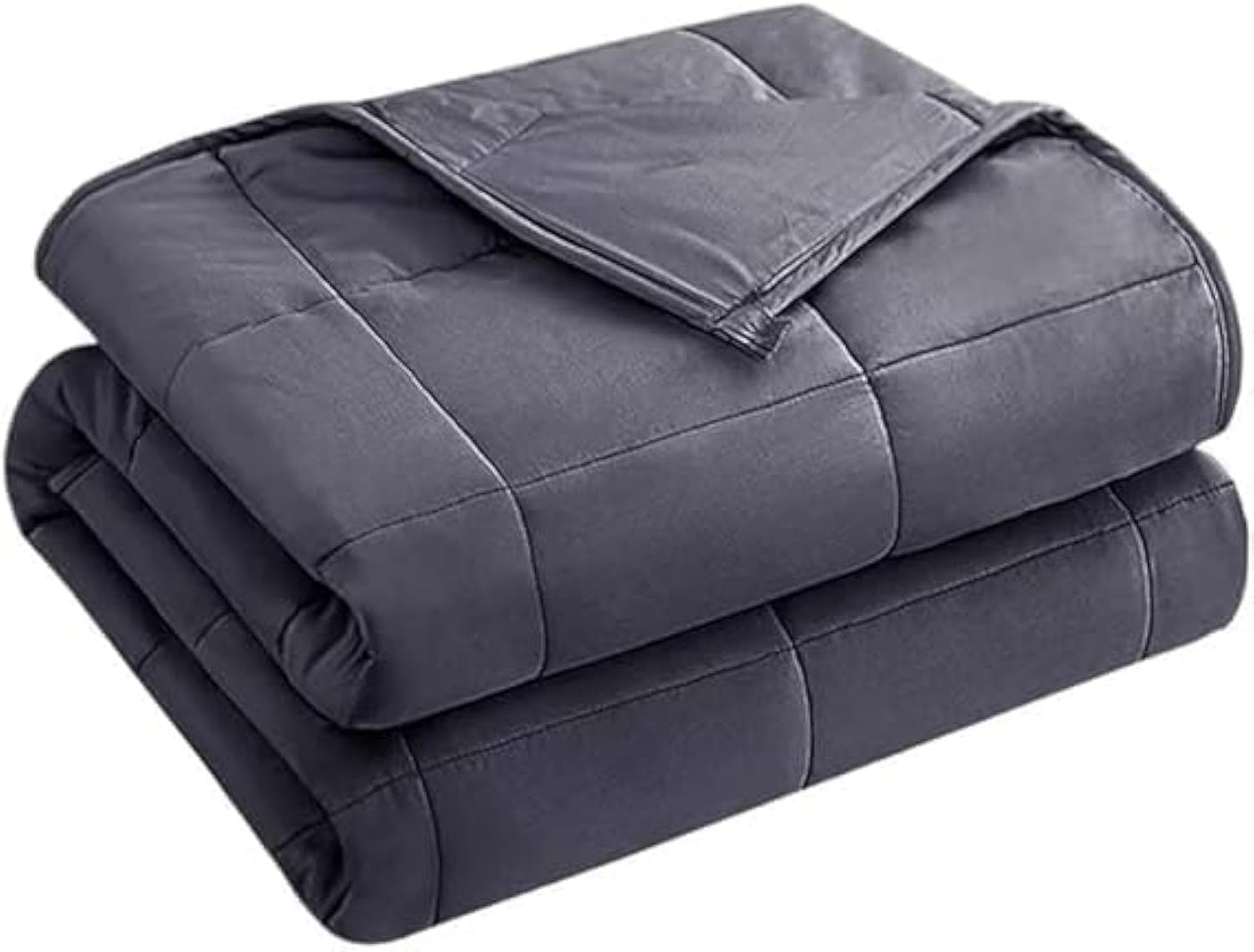 yescool Weighted Blanket for Adults (20 lbs, 60” x 80”, Blue) Cooling Heavy Blanket for Sleeping Perfect for 190-210 lbs, Queen Size Breathable Blanket with Premium Glass Bead, Machine Washable
