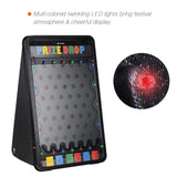 WinSpin 30" Prize Drop Board Foldable Stand Disk Drop Board Game Customizable 6 Slots with 10 Pucks for Carnival Tradeshow Party, (19"x30")