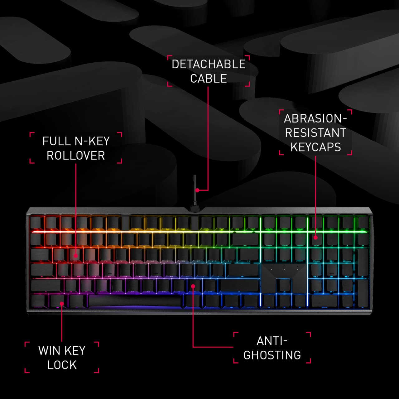 Cherry MX Board 3.0 S Wired Gamer Mechanical Keyboard with Aluminum Housing - MX Brown Switches (Slight Clicky) for Gaming and Office - Customizable RGB Backlighting - Full Size - Black