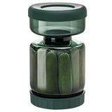 WhiteRhino Pickle Jar with Strainer Flip,34oz Pickle Container Pickle and Olive Hourglass Jar,Glass Flip Pickle Jar Juice Separator Jar with Airtight Lid for Jalapeno Gherkin