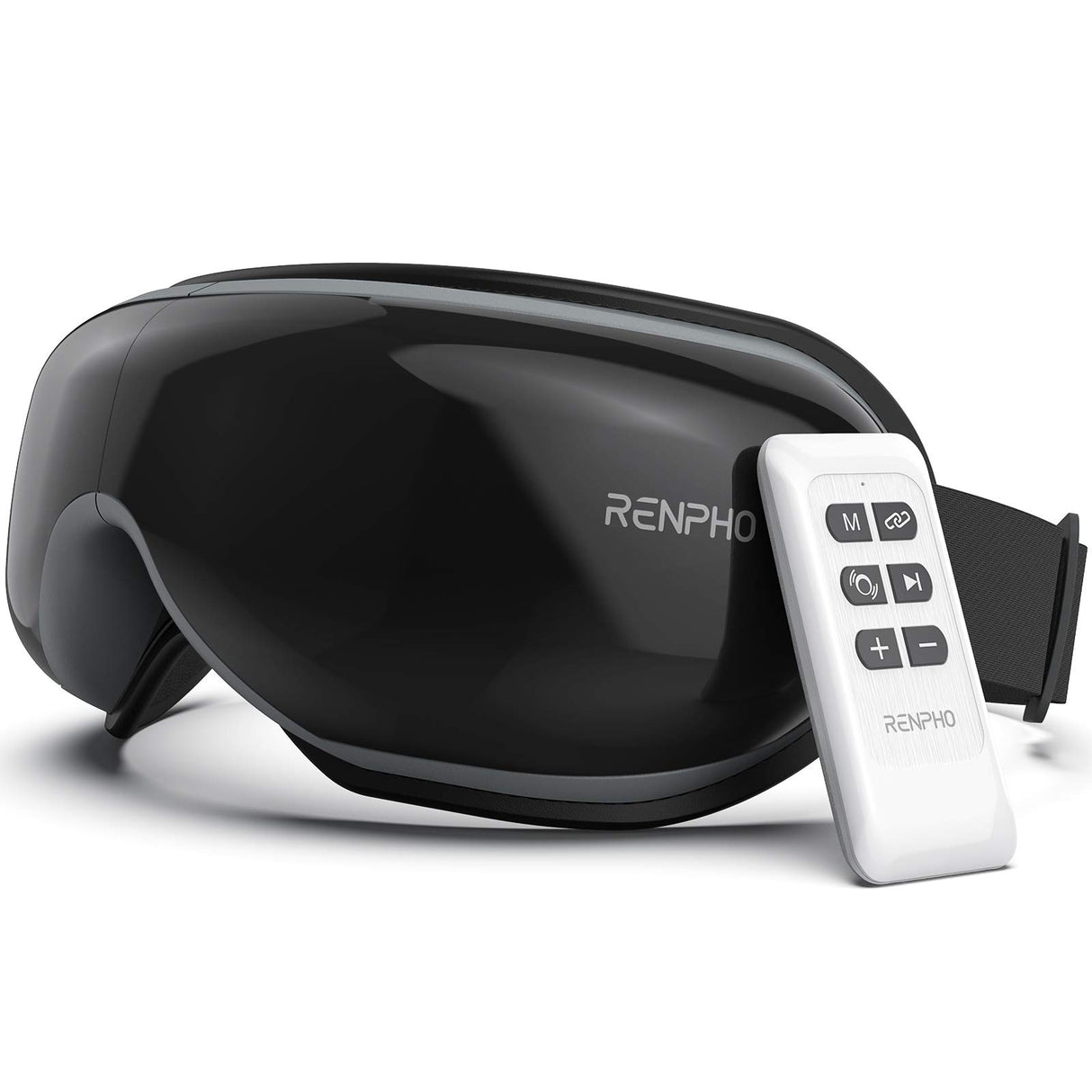 RENPHO Eye Massager, Christmas Birthday Gifts for Women Men, Eyeris 1 Eye Massager FSA HSA for Migraine, Sleep Eye Mask with Heat, Remote for Eye Strain Relief, Reduce Stye Eye, Head Massager Scalp