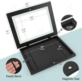 Golden State Art, 10x12.5 Kids Art Frames, Front-Opening Picture Frame Great for Kids Drawings, Artworks, Children Art Projects, Schoolwork, Home or Office (Walnut Set of 2)