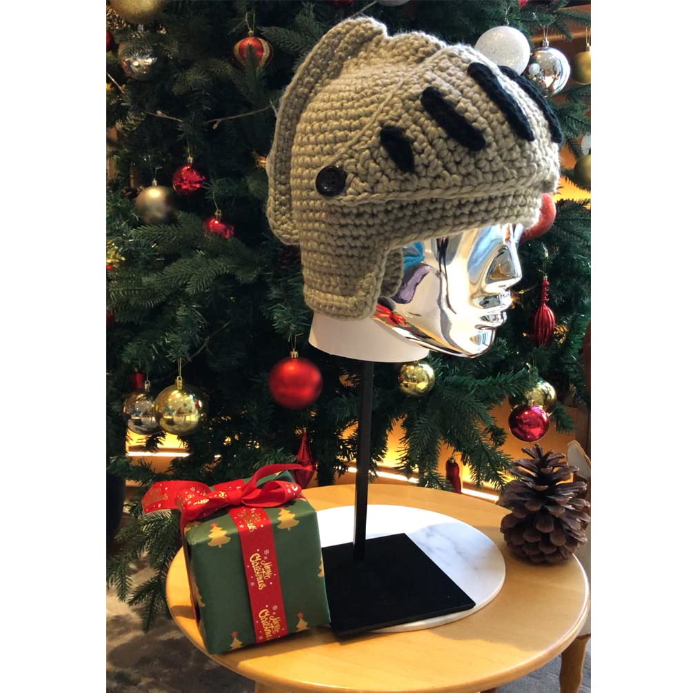 Creative Barbarian Knit Beard Hat Funny Knit Cap Wig Beanie Hats Beard Facemask