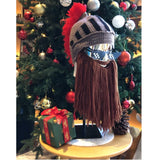 Creative Barbarian Knit Beard Hat Funny Knit Cap Wig Beanie Hats Beard Facemask