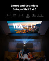 NEBULA Cosmos 4K SE Smart Projector, Nebulamaster, High-Brightness with Dolby Vision, 200" Screen, 1800 ANSI Lumens, HybridBeam, Enhanced Image Quality, GTV, Portable, for Gaming, Home, and Office Use