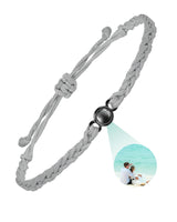SUPHELPU Custom Bracelets with Picture Inside, Picture Bracelet Personalized Photo, Women's Identification Bracelets, Memorial Gifts for Loved One