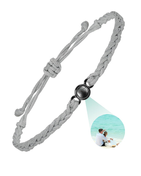 SUPHELPU Custom Bracelets with Picture Inside, Picture Bracelet Personalized Photo, Women's Identification Bracelets, Memorial Gifts for Loved One