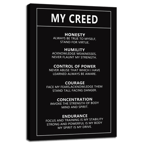 Inspirational Office Wall Decor Motivational Discipline Noun Canvas Wall Art Posters Prints Entrepreneur Quote Wall Picture Paintings Artwork Home Bedroom Framed Ready to Hang[12''W X 18''H]