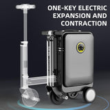 SE3S Smart Rideable Suitcase Electric Luggage Scooter For Travel (black)
