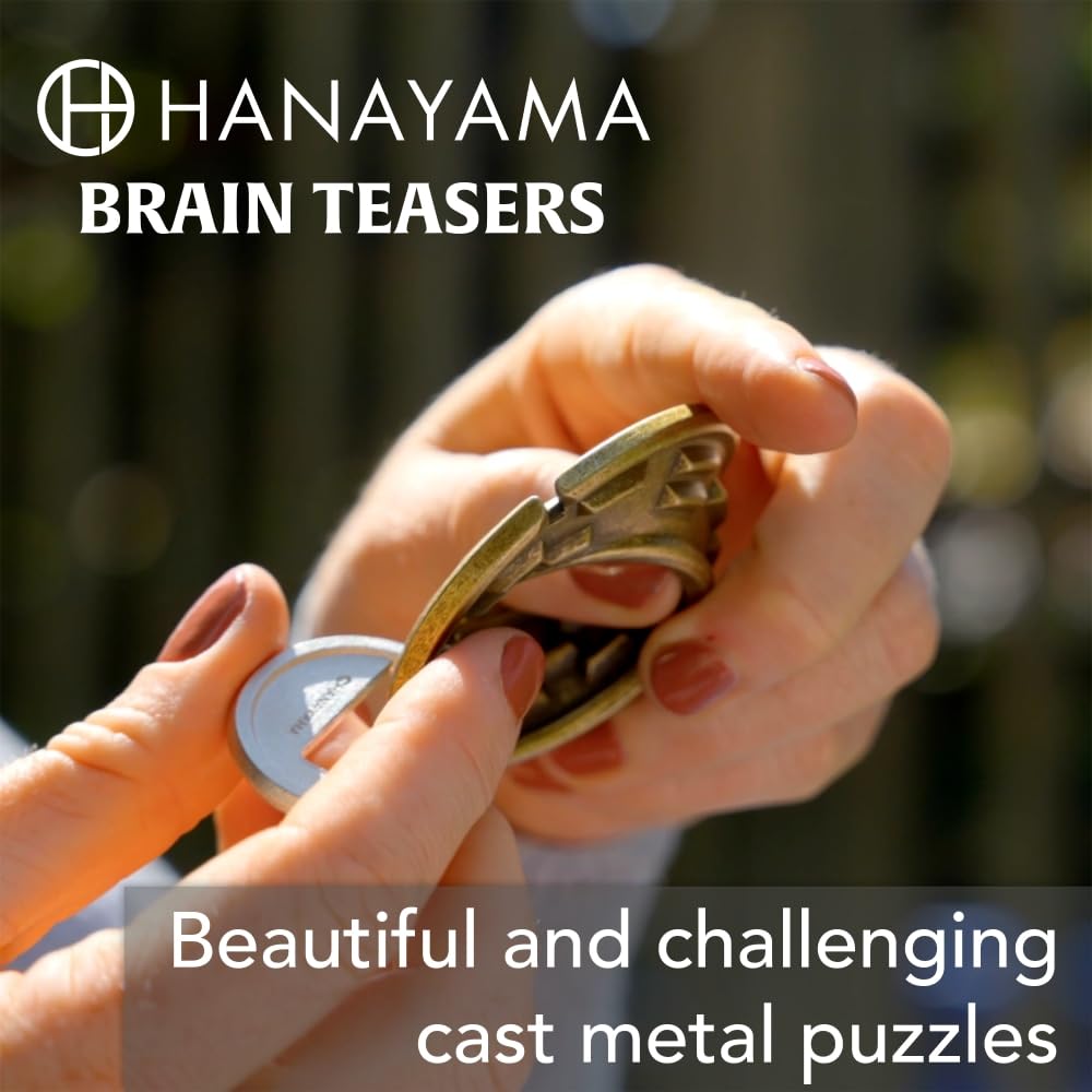BePuzzled | Key Hanayama Metal Brainteaser Puzzle Mensa Rated Level 1, for Ages 12 and Up